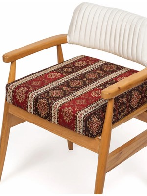 Maison Luré 50X50X8CM Sandalye Minderi Fermuarlı Yıkanabilir Kumaş 1 Adet