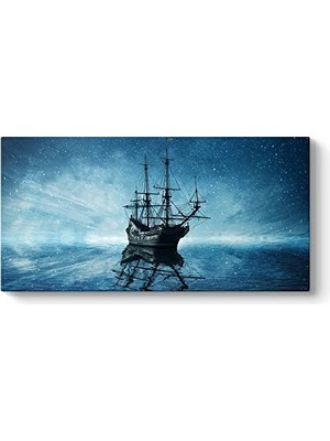 Marmara Avm Yıldızlı Gökyüzü ve Gemi Tablosu 160 x 80