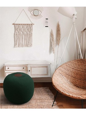 Maison Luré Yeşil Örgü Puf 8002 Puf & Bench