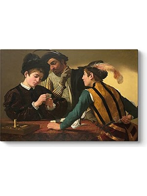 Marmara Avm Caravaggio, Hilekarlar Kanvas Tablo 60 x 40