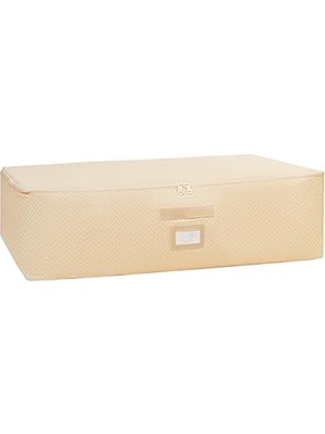 Marmara Avm Mega Boy Bej Balıksırtı Baza Altı Hurç 74 x 46 x 22 cm
