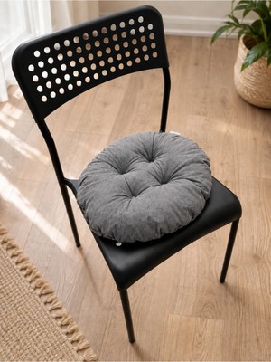 Maison Luré 4'lü Yuvarlak Sandalye Minderi 40 cm – Yumuşak Dolgulu