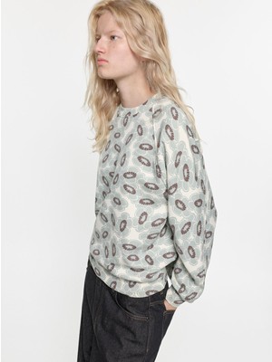 Parfois Kadın Çiçek Desenli Pamuklu Sweatshirt