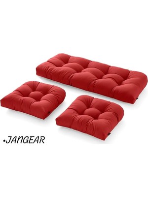 Maison Luré Balkon Rattan Pofidik Lotus Takım Minderi Teras Minder 3 Parça Sandalye Minderi