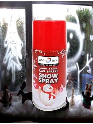 Marmara Avm Duvara Cama Yazan Kar Spreyi Noel Ağacı Dekoru Iz Bırakmdan Silinebilir Erimeyen Kar Spreyi 150 ml