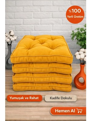 Maison Luré Silikonlu Fitilli Sandalye Minderi