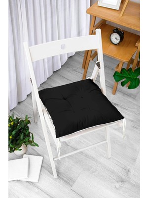 Maison Luré Pofidik Sandalye Minderi Siyah 40X40 cm