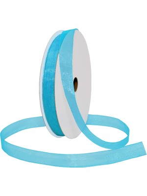 Lexroo Organdy Kurdele, 5/8 Inç x 100 Metre, Turkuaz