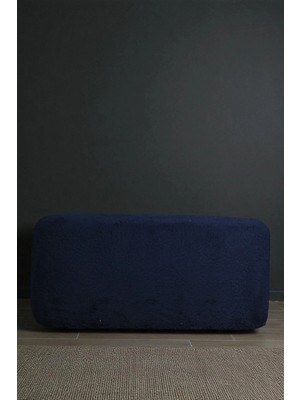 Maison Luré Büyük Puf Yumuşacık Doku Teddy Kumaş Makyaj Masa Pufu Puf & Bench