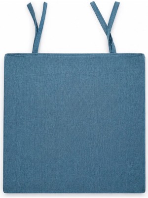 Maison Luré 40X40X4 cm Kılıflı ve Bağcıklı Sandalye Minderi Süngeri 18 Dns 4 Adet
