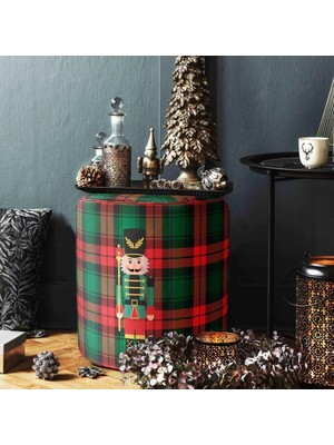 Maison Luré Yılbaşı Temalı Kurşun Asker Puf Puf & Bench