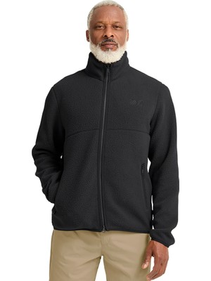 Jack Wolfskin Lite Curl Tam Fermuarlı Erkek Polar Üst