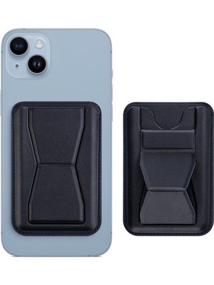 Lexroo Crd-03 Magnetic Standlı Kartlık - Siyah