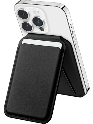 Lexroo iPhone 17/16/15/14/13/12 Serisi Için Cüzdan Magsafe ile Uyumlu Telefona Tam Oturan Güçlü