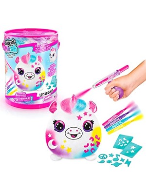 Marmara Avm Sprey Sanat Pelüş Oyuncak Çocuklar Için Yaratıcı Boş Zaman Ofg 6 Yaş 266 Airbrush Plush Baril Keçeli Kalemler ve Şablonlar ile Yumuşak