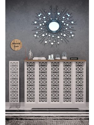 Maison Luré Petek Kaplama Dekoratif Radyatör Kapağı Petek Dolabı Iç Ölçü 96 cm Dresuar