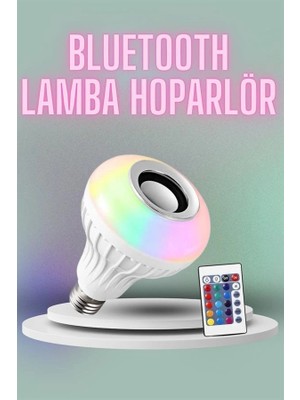 TKÇ Bluetooth Hoparlörlü Renkli LED Ampul E27 Duy Tipi 12W Xml
