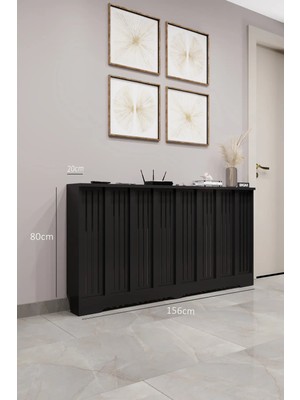 Maison Luré Mdf Tasarım Petek Kaplama Radyatör Kapatma Ünitesi Ön Panel Dresuar