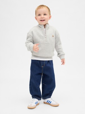 Gap Erkek Bebek Koyu Mavi Pull-On Barrel Jean Pantolon