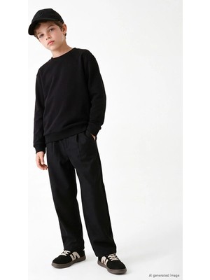 LC Waikiki Bisiklet Yaka Erkek Çocuk Sweatshirt  (W6)