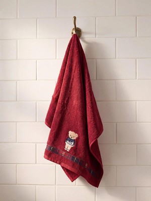 LC Waikiki Ayı Teddy Nakışlı Yüz Havlusu 50X80  (W6)