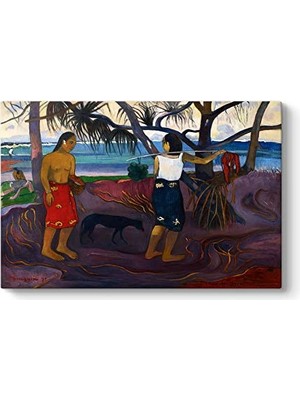 Marmara Avm Paul Gauguin Under The Pandanus Duvar Tablosu, 125 x 80
