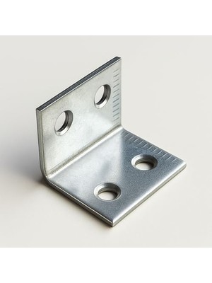 Marmara Avm (25 Adet) Metal L Demiri 30X20X20 mm Kalın Köşebent Raf Dolap Köşe Bağlantı Mobilya Sabitleme Seti