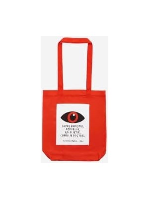 Marmara Avm Bez Çanta (Kırmızı Gabardin) - Ed. Ser.2 - George Orwell; 1984