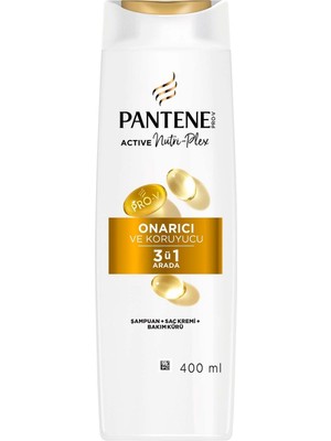 Pantene Onarıcı & Koruyucu 3ü1 Arada Şampuan 400 ml - 6 Adet