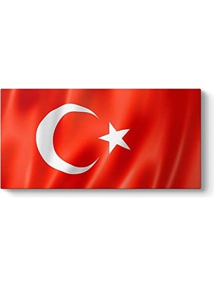 Marmara Avm Türk Bayrağı Tablosu 80 x 40