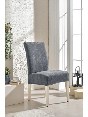 Loselya Ultra Soft Yumuşak Esnek Sandalye Kılıfı - Yüksek Sırtlı Sandalye Uyumlu - Tam Koruma