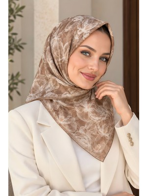 İmaj Butik Vizon Desenli Soft Eşarp