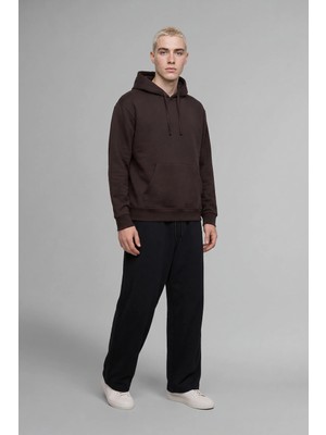 DeFacto Regular Fit Kapüşonlu İçi Yumuşak Tüylü Kanguru Cepli Basic Sweatshirt X8283AZ26AU