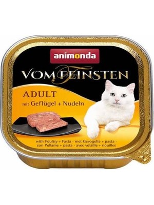 Vom Feinsten Kümes Hayvanlı ve Makarnalı Yetişkin Kedi Konservesi 100 gr