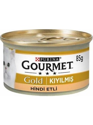 Kıyılmış Hindi Etli Yetişkin Kedi Konservesi 6 Adet 85 gr