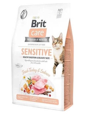 Sensitive Hypoallergenic Hindili ve Somonlu Tahılsız Yetişkin Kedi Maması 7 kg