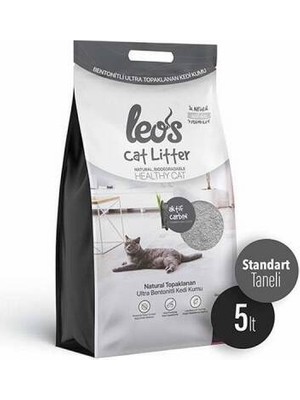 Cat Litter Grey Aktif Karbonlu Bentonit Kedi Kumu 2x5 Lt
