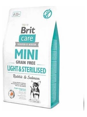 Mini Light Sterilised Tavşan ve Somonlu Tahılsız Kısırlaştırılmış Köpek Maması 2 kg