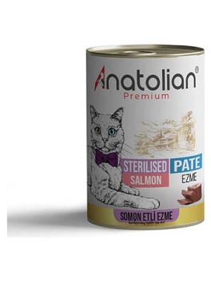 Premium Somonlu Ezme Kısırlaştırılmış Kedi Konservesi 400 gr