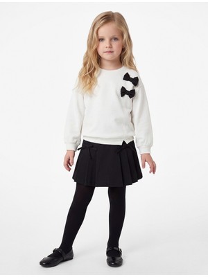 Koton Kız Bebek Sweat 7WMG10008AK Beyaz