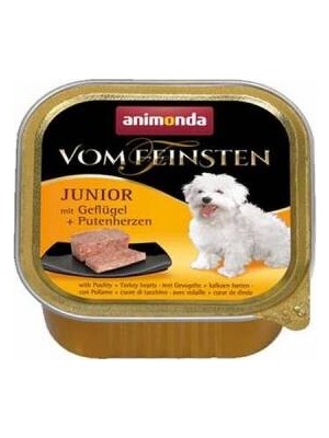Vom Feinsten Kümes Hayvanlı ve Hindi Yürekli Yavru Köpek Konservesi 150 gr