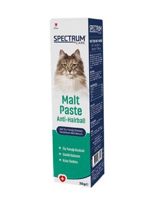 Anti Hairball Tüy Yumağı Önlemeyi Destekleyen Malt Paste Kedi Macunu 30 gr