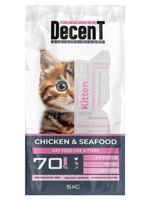Premium Tavuklu ve Balıklı Yavru Kedi Maması 15 kg