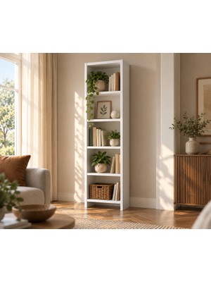 T Designo Zofi Çok Raflı Modüler Dekoratif Modern Kitaplık
