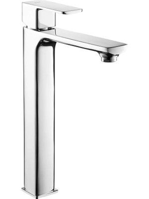 Adell Bloc Uzun Lavabo Bataryası -parlak Krom