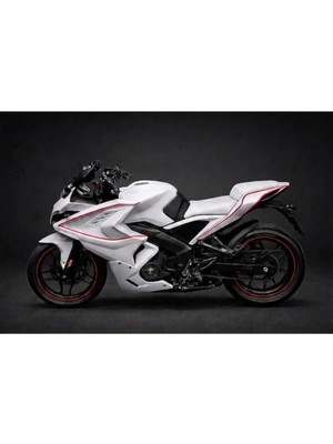 Kaplama Merkezi Bajaj Ra 200 Reflektif (Gece Parlayan) Kırmızı Boyaz Folyo Şerit Stıcker Set