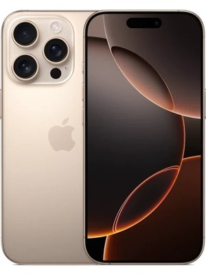 Apple Yenilenmiş iPhone 16 Pro Max 512 GB - Çöl Titanyum - B Kalite