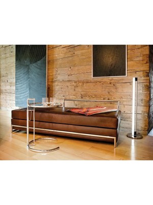 SCY Ovento Modern Metal Detaylı Puf Bench Ofis Lobi Koltuğu Kanepe