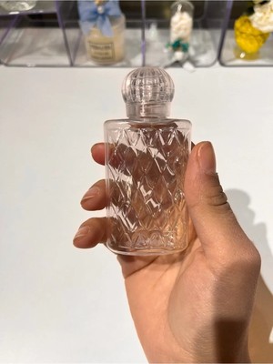 Cam Sepeti Mika, Pet, Plastik 50 cc Baklava Desenli Hediyelik Kolonya Şişesi (25 Adet)