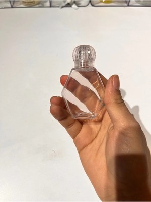 Cam Sepeti Mika, Pet, Plastik 50 cc Hediyelik Altıgen Kolonya Şişesi (25 Adet)